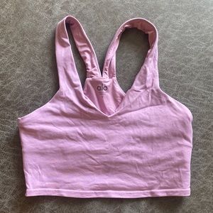 ALO yoga real bra tank - Baby Pink